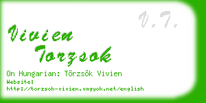 vivien torzsok business card